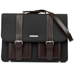 Teczka aktówka czarno- brązowa Beltimore I36