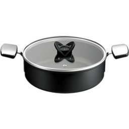 Garnek TEFAL Excellence+ G3307053 24cm Czarno-srebrny