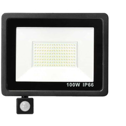 Naświetlacz LED 100W z czujnikiem ruchu barwa biała