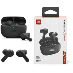 Słuchawki bezprzewodowe douszne JBL Wave Beam TWS Czarne