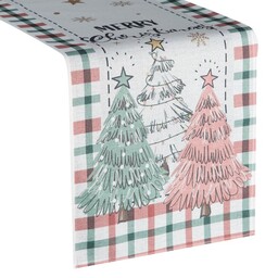 Eurofirany Obrus bieżnik świąteczny 33x183 Cho 06 kremowa