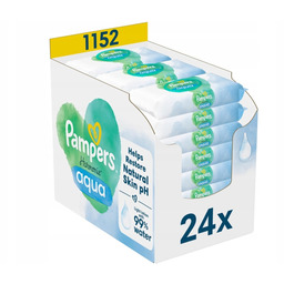 Chusteczki nawilżane Pampers Harmonie Aqua (1152 szt.)