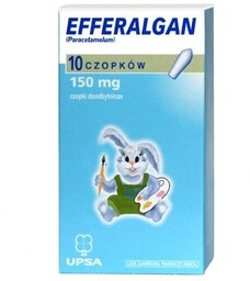 Efferalgan - 10 czopków 150mg
