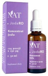 NAT JodaRO Koncentrat jodu 150 mcg, 50 ml