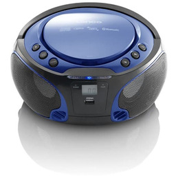 Lenco Radioodtwarzacz CD, SCD-550, niebieski