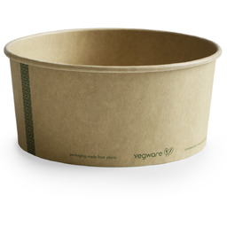 Miska papierowa sałatkowa kraft 1500 ml śr. 185