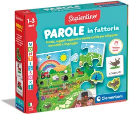 Clementoni Sapientino Farma, 1 rok, fiszki, karty edukacyjne