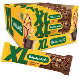 BAKALLAND Baton zbożowy XL Czekoladowy (25 x 55