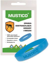 Mustico, opaska odstraszająca komary i meszki, 1 sztuka