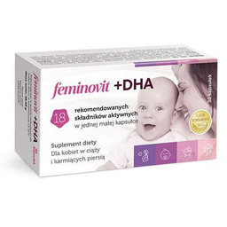 FEMINOVIT + DHA - 30 kapsułek KRÓTKA DATA