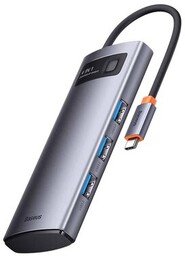 Baseus 4w1Metal Gleam Series, USB-C do 4x USB
