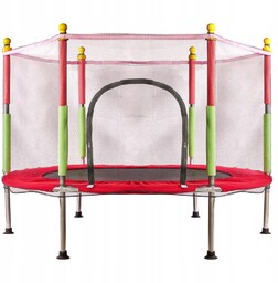Trampolina do domu ogrodu dla dzieci siatka 140cm