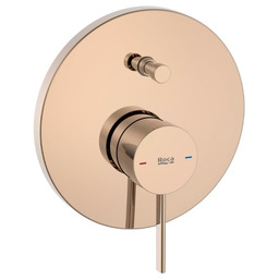 Roca Ona bateria wannowo-prysznicowa podtynkowa Rose Gold Everlux-PVD