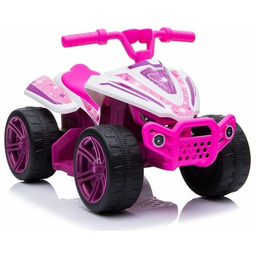 LEAN Cars, Quad na akumulator TR1805 Biało-różowy