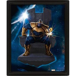 Plakat Marvel w 3D (Thanos in Avengers: Infinity