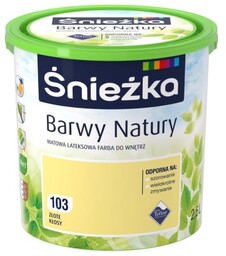 ŚNIEŻKA LATEKSOWA BARWY NATURY ZŁOTE KŁOSY 5L