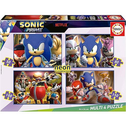 Educa - Multi 4 Sonic Prime Neon Zestaw