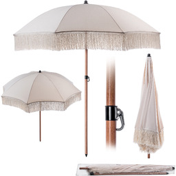 Parasol ogrodowy Lapafo z frędzlami 180cm