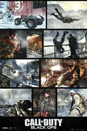Plakat ''Call Of Duty Black Ops zrzuty ekranu