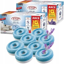 8x tabletka pochłaniacz Ceresit 450g 2xlawenda 6x zwykła