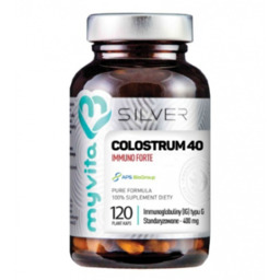 MyVita Silver Colostrum 40 Immuno forte, 120 kapsułek