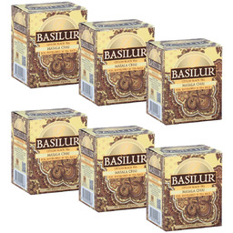 BASILUR Masala Chai - Czarna herbata w saszetkach,