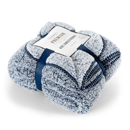 Eurofirany Koc narzuta 170x210 Koala granatowy z tkaniny