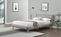 Łóżko ELANDA Halmar 160x200, Szary jasny