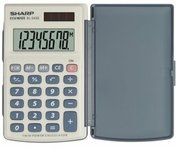SHARP Kalkulator Handheld Box EL243S Srebrny