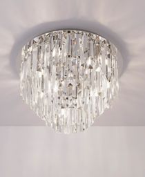 Maxlight Monaco C0136 plafon lampa sufitowa chrom klosz