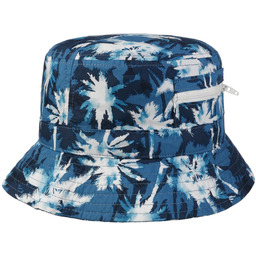 Kapelusz Tekstylny Drento Palms Bucket by Lipodo, niebieski,
