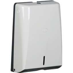 Podajnik ręczników papierowych, biały, 275 x 370 x