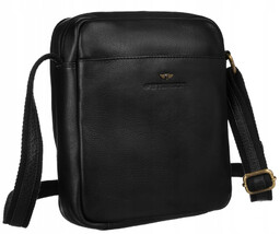 Elegancka listonoszka Peterson PTN 8021-NDM czarna