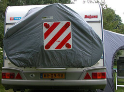 Pokrowiec na bagażnik rowerowy 2 Bike Cover Back