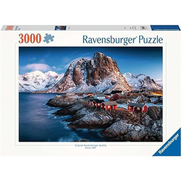 Ravensburger Puzzle 17081 Hamnoy, Lofoty 3000 Elementów Puzzle