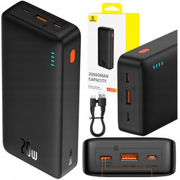 Powerbank Baseus 20000mAh 20W Z Szybkim Ładowaniem
