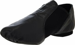 Capezio Damskie EJ2 E-Series Jazz Slip-On, Czarne/Czarne