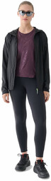 Legginsy do biegania damskie sportowe 4F wysoki stan