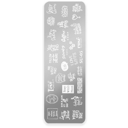 Blaszka ze wzorkami do stempli SU-05