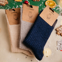 Wełniany Komfort - zestaw w pudełku trzech par