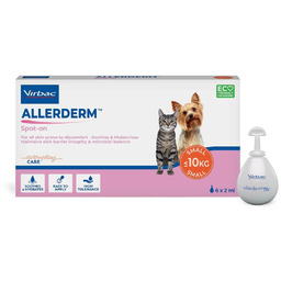 VIRBAC allerderm spot-on 2ml x 6 pipet -