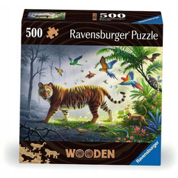 Puzzle drewniane 500 Tygrys