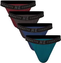 4x Slipy męskie TANGA High Emotion Cornette