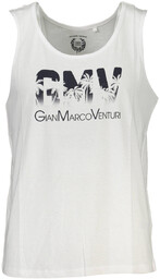 GIAN MARCO VENTURI MĘSKI BIAŁY TANK TOP