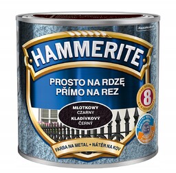 Hammerite Farba Na Rdzę Czarny Młotkowy 2.5L