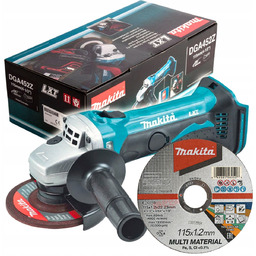 Zestaw Szlifierka Kątowa 18V 115MM Makita DGA452Z Tarcza