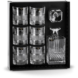 Zestaw Karafka Ze Szklankami Kryształ Bohemia Elegante 0,85