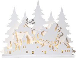 Świecznik okienny LED "Grandy", renifery, Santa, Wald 89