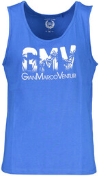GIAN MARCO VENTURI MĘSKI NIEBIESKI TANK TOP