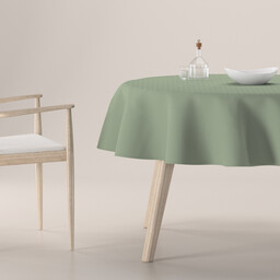 Obrus okrągły, szałwiowy, Crema